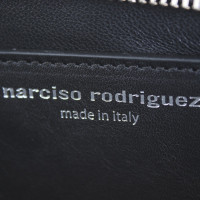 Narciso Rodriguez clutch in bianco e nero