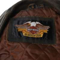 Harley Davidson Lederjacke im Used-Look