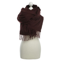 Acne Wool scarf in Bordeaux