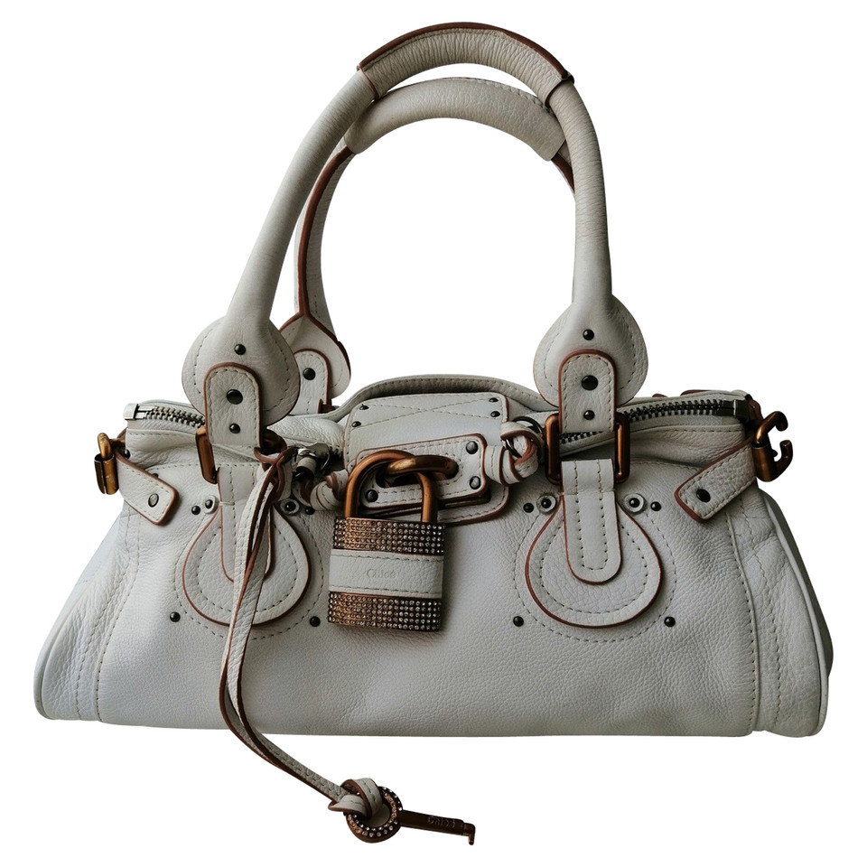 Chloé Paddington Bag Leather in White