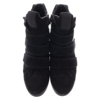 Prada Sneaker wedges in black