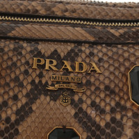 Prada Shoppers Python Leather