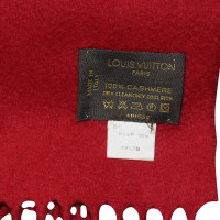 Louis Vuitton Scarf red 100% cashmere