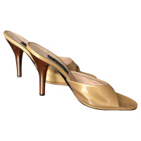Casadei Sandals Leather in Gold