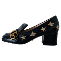 Gucci Pumps/Peeptoes Leer in Zwart