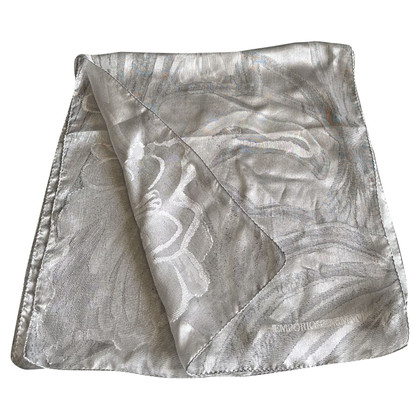 Emporio Armani Schal/Tuch aus Seide in Silbern
