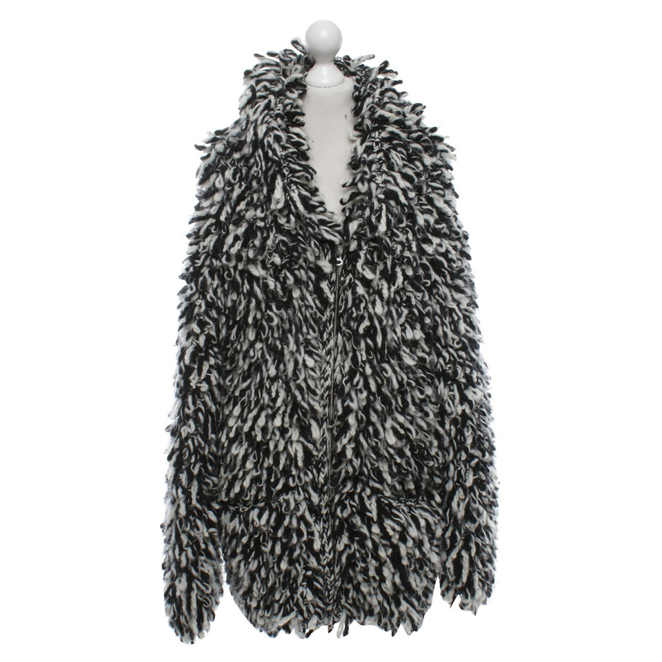 Isabel Marant For H&M manteau tricoté avec des franges