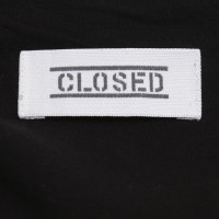 Closed blouse zwart