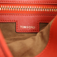 Tom Ford Handtasche aus Leder in Rot