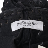 Yves Saint Laurent Pantalon avec dentelle