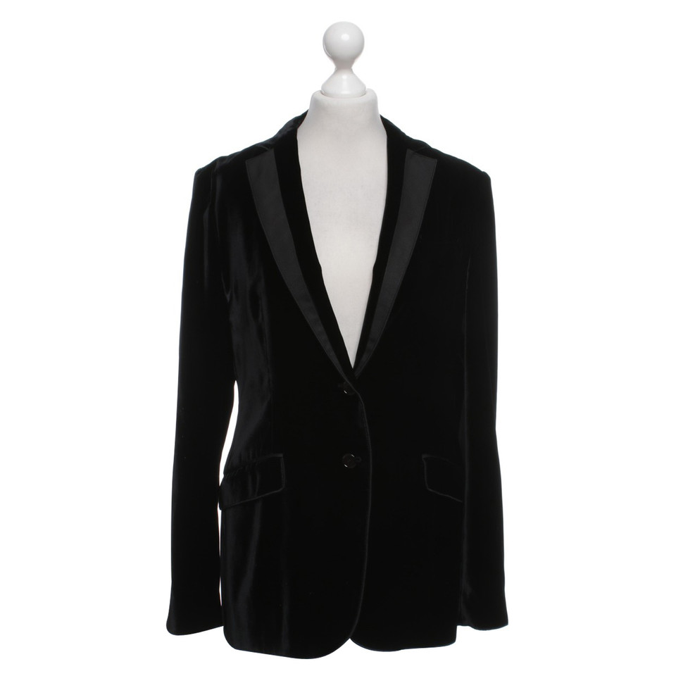 Dolce & Gabbana Velvet blazer in black