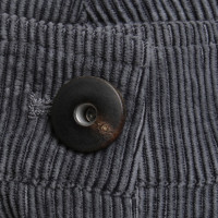 Brunello Cucinelli pantaloni di velluto in grigio