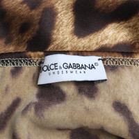 Dolce & Gabbana Top mit Animal-Print