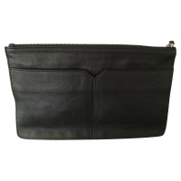 Mc Q Alexander Mc Queen Leather clutch with embossing