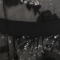 Anna Sui vestito semitrasparente con modelli
