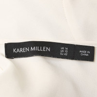Karen Millen top in cream
