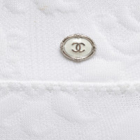 Chanel vestito lavorato a maglia in bianco