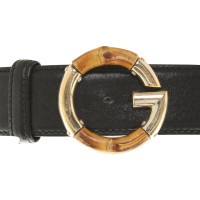 Gucci Leather belt with application