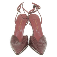 Sergio Rossi Sandals made of reptile leather