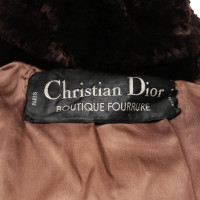 Christian Dior Jacke/Mantel aus Pelz in Braun