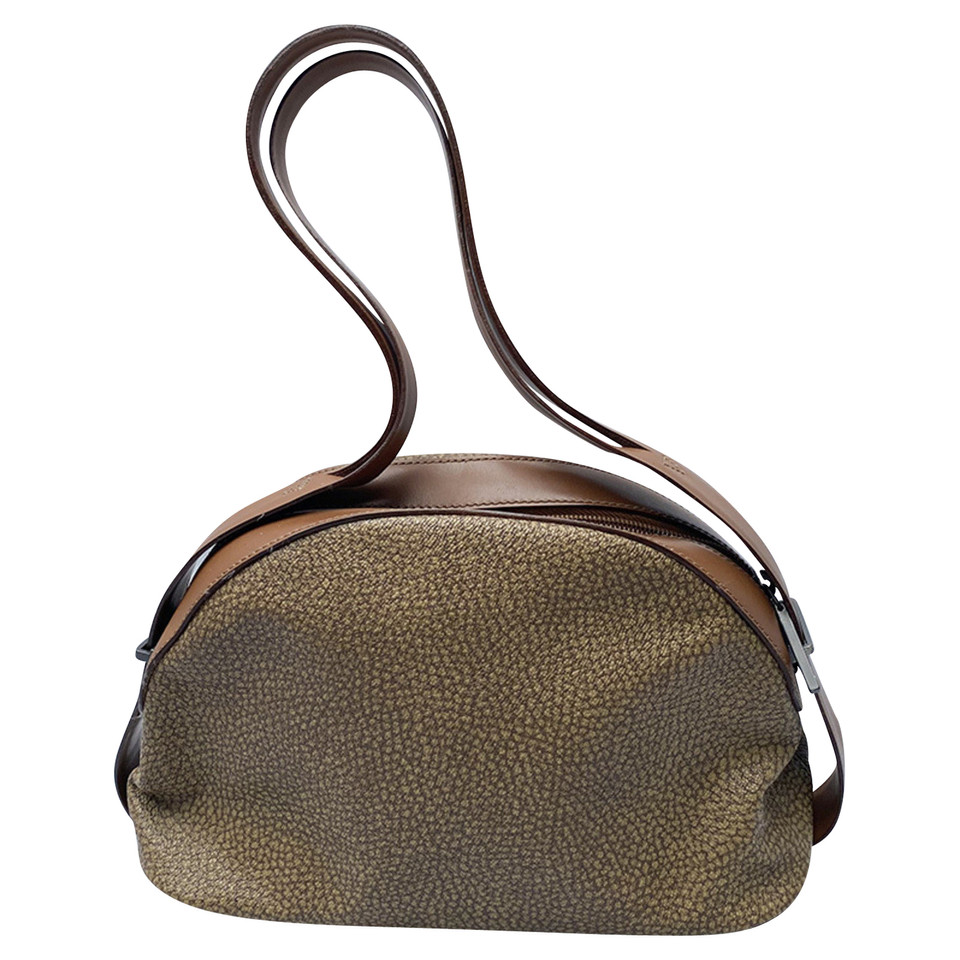 Borbonese Handbag Leather in Ochre