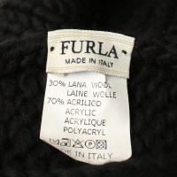 Furla Knitted shawl in black