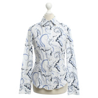 Etro Blouse in white / blue