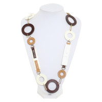 Max Mara Necklace Leather
