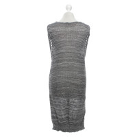 Iro Knit dress in black and white