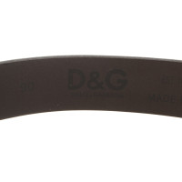D&G Cintura in pelle a Brown