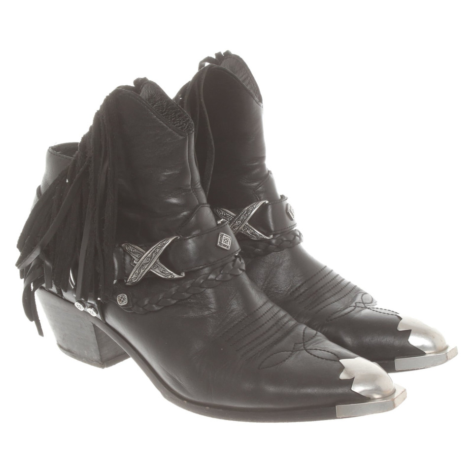 Ash Ankle boots Leather in Black