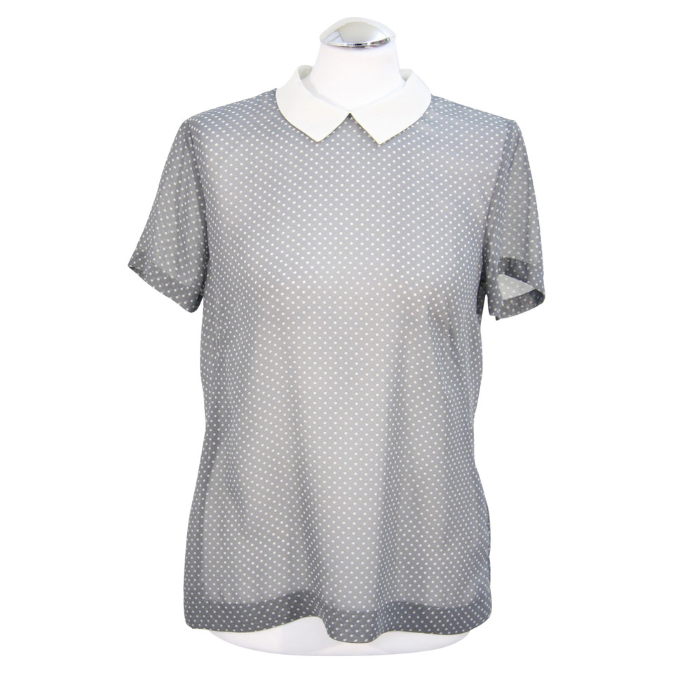 French Connection Transparent top in grey