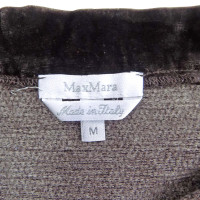 Max Mara Faltenrock mit Samtdetail