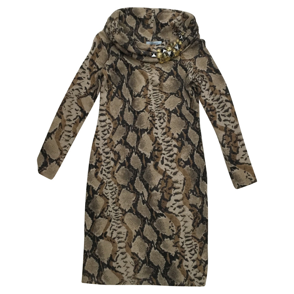 Blumarine Kleid mit Leoparden-Print