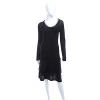 Philosophy Di Alberta Ferretti Black knit dress with details