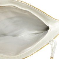 René Caovilla Shoulder bag Leather in Cream