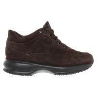 Hogan Trainers Suede in Brown