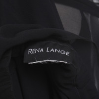 Rena Lange abito nero con cintura, Gr. 34