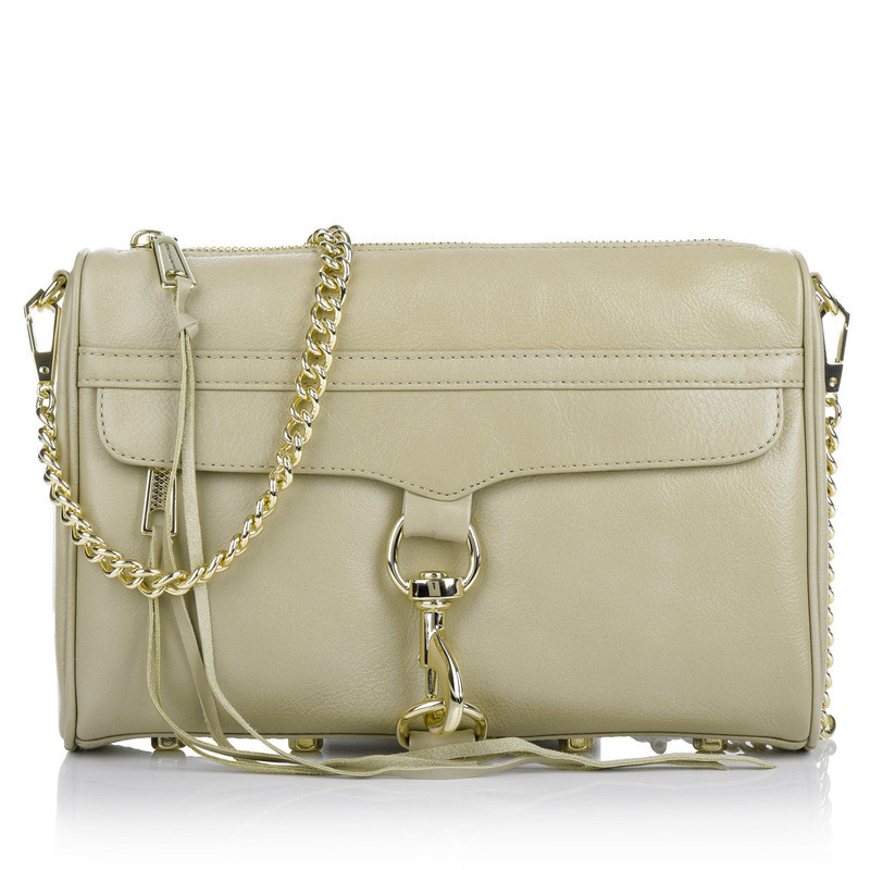 Rebecca Minkoff Shultertasche "Mac" in light khaki