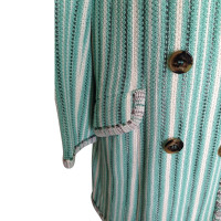 Missoni By Target Pastel green striped crochet coat