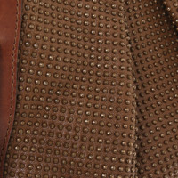 Burberry Prorsum Handtasche aus Leder in Braun