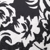 Ralph Lauren Seidenrock in Schwarz/Weiß