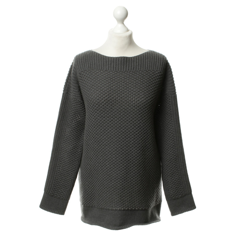 Iris Von Arnim anthracite cashmere sweater 