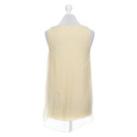 Brunello Cucinelli Top Silk in Yellow