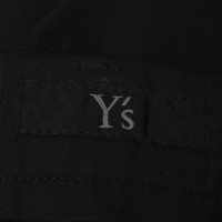 Yohji Yamamoto Culotte con cintura in pelle
