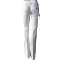 Elisabetta Franchi Jeans in Denim in Bianco