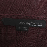 360 Sweater Cardigan in Bourdeaux