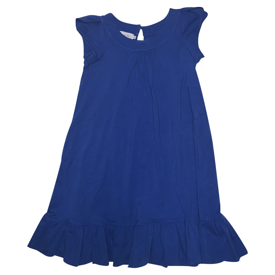 Christian Dior Dress Cotton in Blue