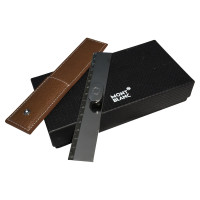 Mont Blanc Ruler with leather case 
