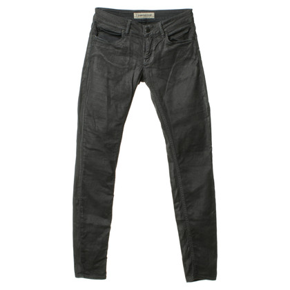 Drykorn Jeans de couleur anthracite avec revêtement